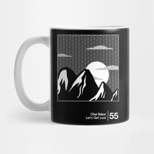 Chet Baker - Let's Get Lost / Minimal Style Graphic Design Artwork Mug